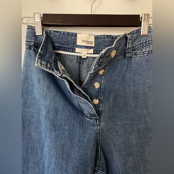 Aritzia Wilfred Free cotton pants, size 0, color blue jeans - Picture 7 of 9